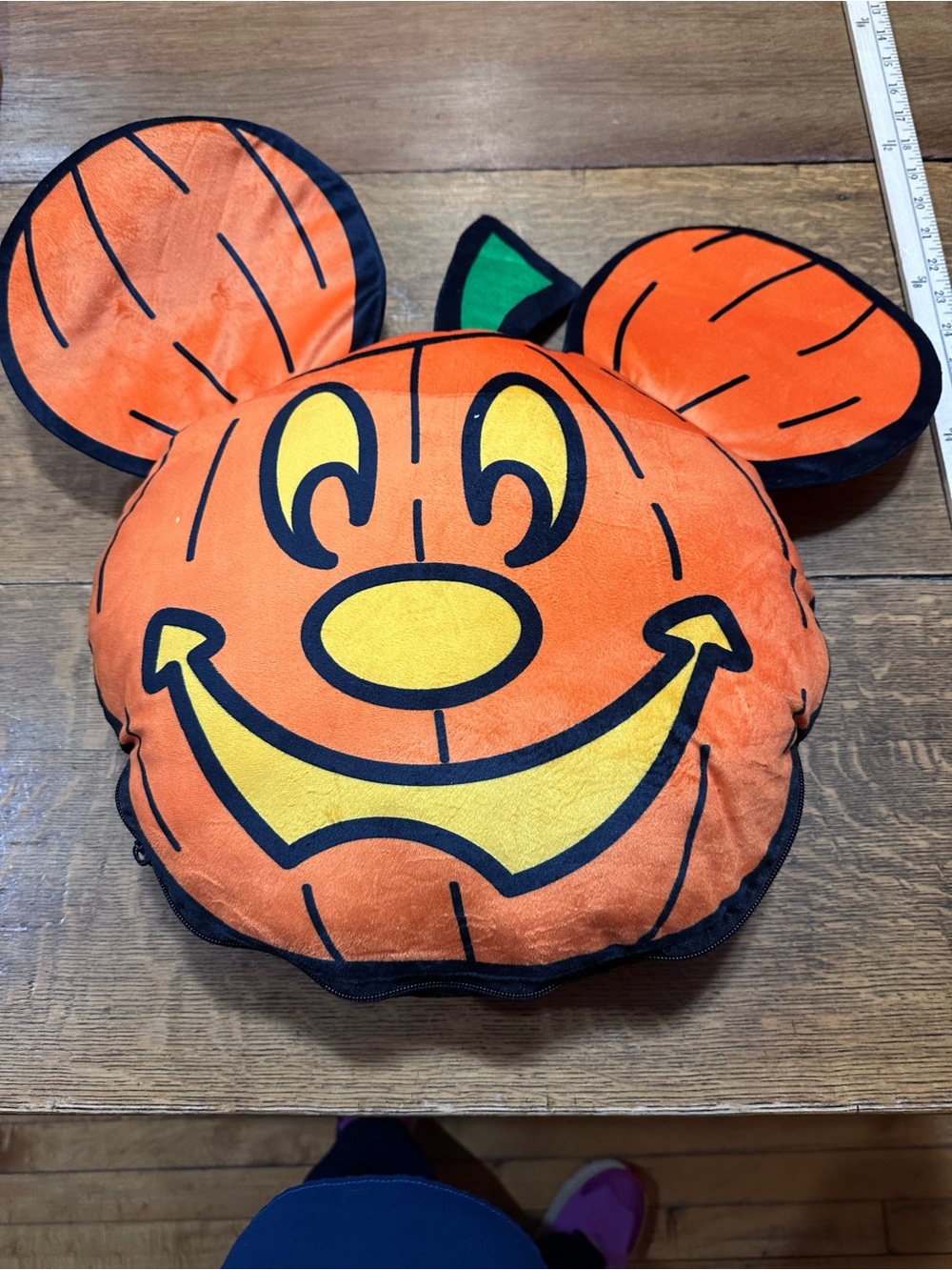 Disney Cruiseline HOTHS Pumpkin Face Decorative Throw Pillow Halloween